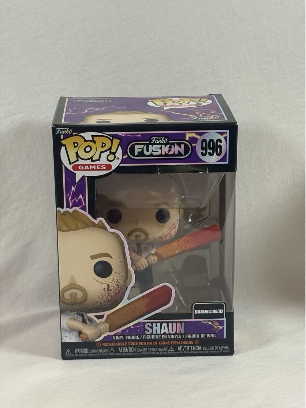 Funko Pop Fusion Shaun #996 Vinyl Figure Shaun of the Dead Collectible